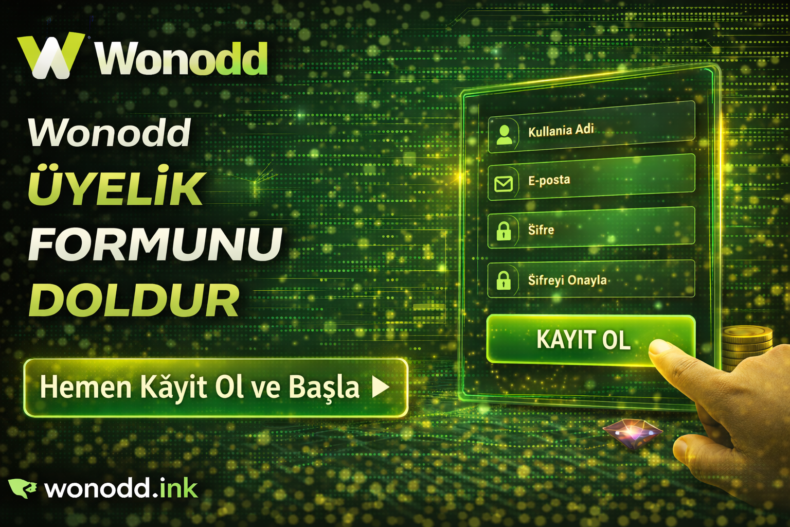 wonodd kayıt